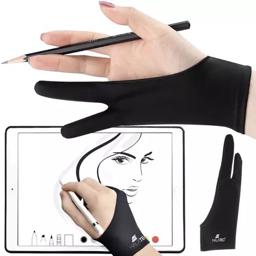 Manusa anti-frecare pentru tableta grafica, marime M, lycra, 21x8,5cm, negru - imagine 17